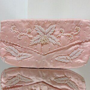 Vintage Beaded Silk Clutch
